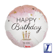 Ballon Aluminium Happy Birthday Pink 14″ – Takarakosan