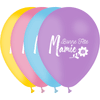 25 Ballons latex HG112 Bonne Fête Mamie Assortiment - PMS