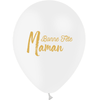 25 Ballons HG112 Bonne Fête Maman Script Blanc - PMS