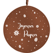 1 Ballon Latex 3' Joyeuses Pâques Chocolat - PMS