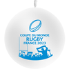 Ballon 60cm Coupe du Monde Rugby Blanc AIR - PMS