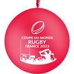 Ballon 86cm Coupe du Monde Rugby Rouge AIR - PMS