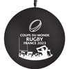 Ballon 86cm Coupe du Monde Rugby Noir AIR - PMS