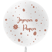 Ballon 2' Joyeuses Pâques Blanc Hélium - PMS