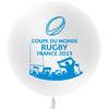 Ballon 86cm Coupe du Monde Rugby Blanc AIR - PMS