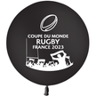 Ballon 60cm Coupe du Monde Rugby Noir HELIUM - PMS