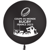 Ballon 86cm Coupe du Monde Rugby Noir HELIUM - PMS