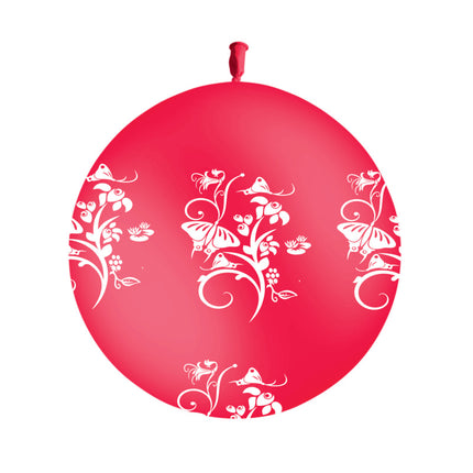 1 Ballon Latex 3' Chinoiserie Rouge AIR - PMS
