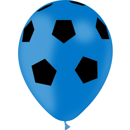 25 Ballons Latex HG95 Foot Bleu Roi - PMS