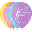 25 Ballons Latex HG112 Bonne Fête Mamie Assortiment - PMS