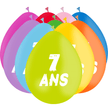 10 Ballons Latex HG95 ( Air ) 7 Ans Assortis - PMS