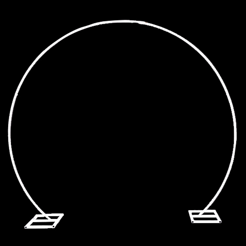 Cadre Créole en Métal Blanc - Borosino