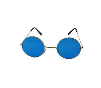 lunettes gag baba cool rondes bleu