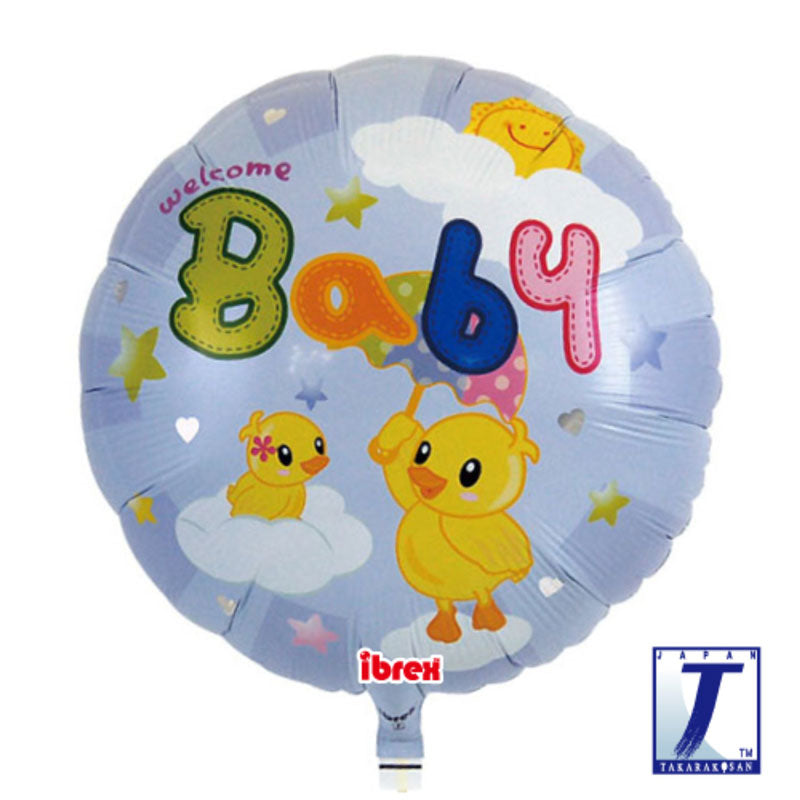 Ballon Aluminium 14″ Rond Baby Chick – Takarakosan