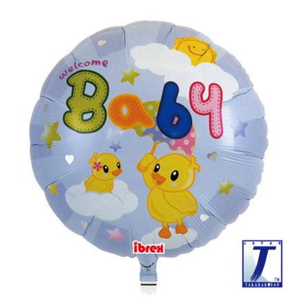 Ballon Aluminium 14″ Rond Baby Chick – Takarakosan