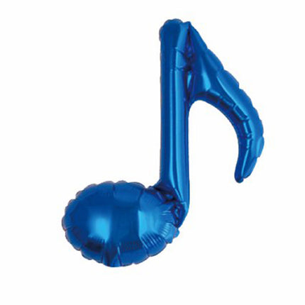 Ballon Aluminium 9″ Note Musique Simple Blue – Takarakosan