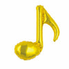 Ballon Aluminium 9″ Note Musique Simple Gold– Takarakosan