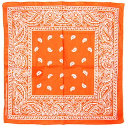 bandana style cachemire orange
