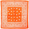bandana style cachemire orange