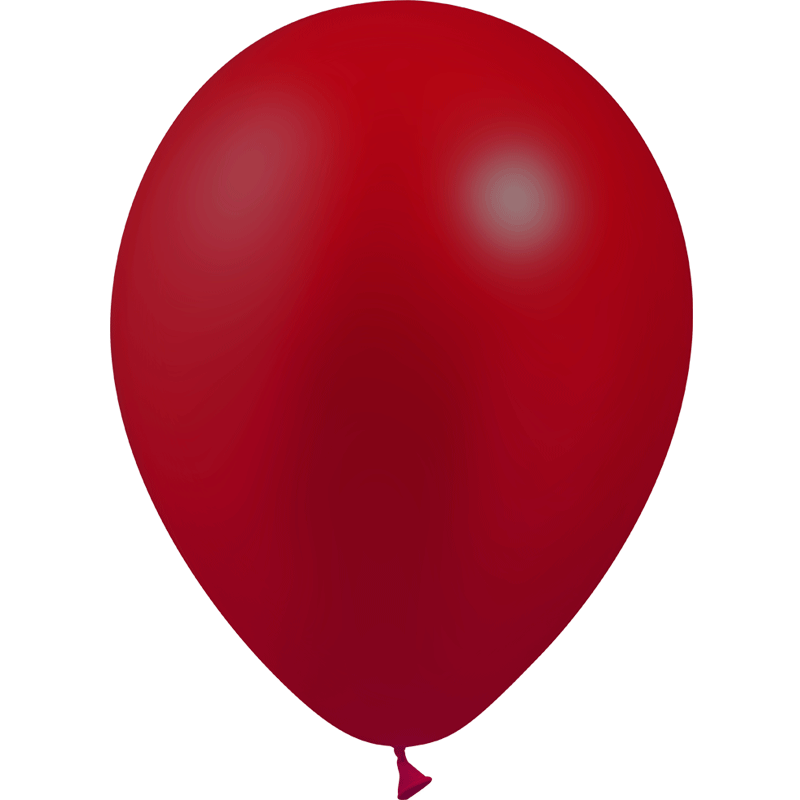 100 Ballons Latex HG45 Cristal Bordeaux - Balloonia