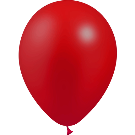12 Ballons Latex HG95 Cristal Rouge - Balloonia