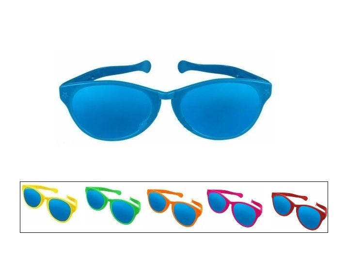 lunettes géantes vintage rétro mix 26cm