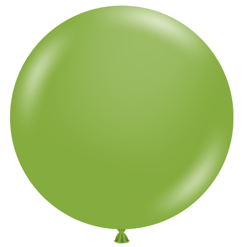 5 Ballons 45cm Vert Poire- Ballonrama