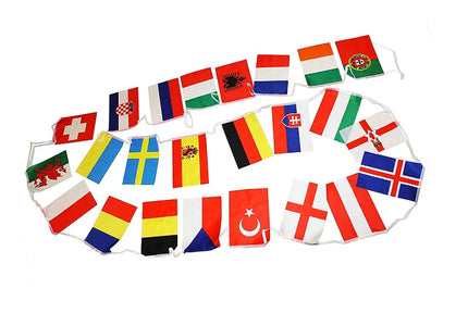 guirlande 24 fanions drapeaux europe 7m