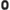 Chiffre 0 Noir 40