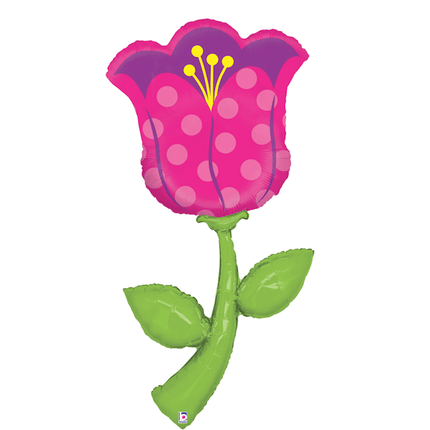 Ballon Aluminium 5' Fresh Picks Tulip - Grabo