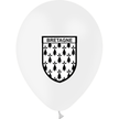 10 Ballons Latex HG95 Blason Bretagne - PMS