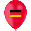 10 Ballons Latex HG95 Drapeau Allemagne - PMS