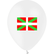 10 Ballons Latex HG95 Drapeau Pays Basque - PMS