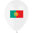 10 Ballons Latex HG95 Drapeau Portugal - PMS