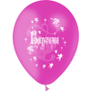 10 Ballons Latex HG95 Baptême Fuchsia - PMS