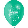 10 Ballons Latex HG95 Baptême Menthe - PMS
