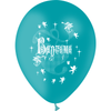 10 Ballons Latex HG95 Baptême Turquoise - PMS