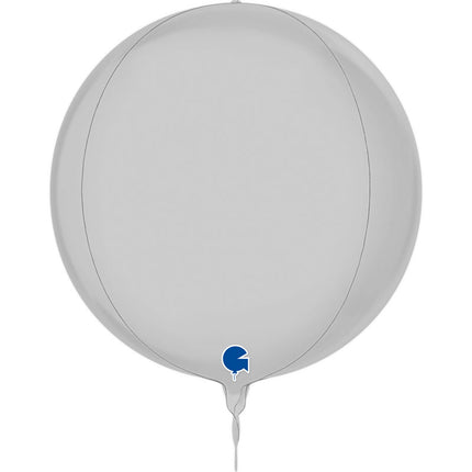 Globe 15 pouces Satin White - Grabo