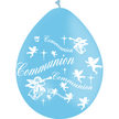8 Ballons Latex HG95 Communion Ciel - PMS