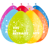 100 Ballons HG95 Vive la Retraire Assortis (Air) - PMS