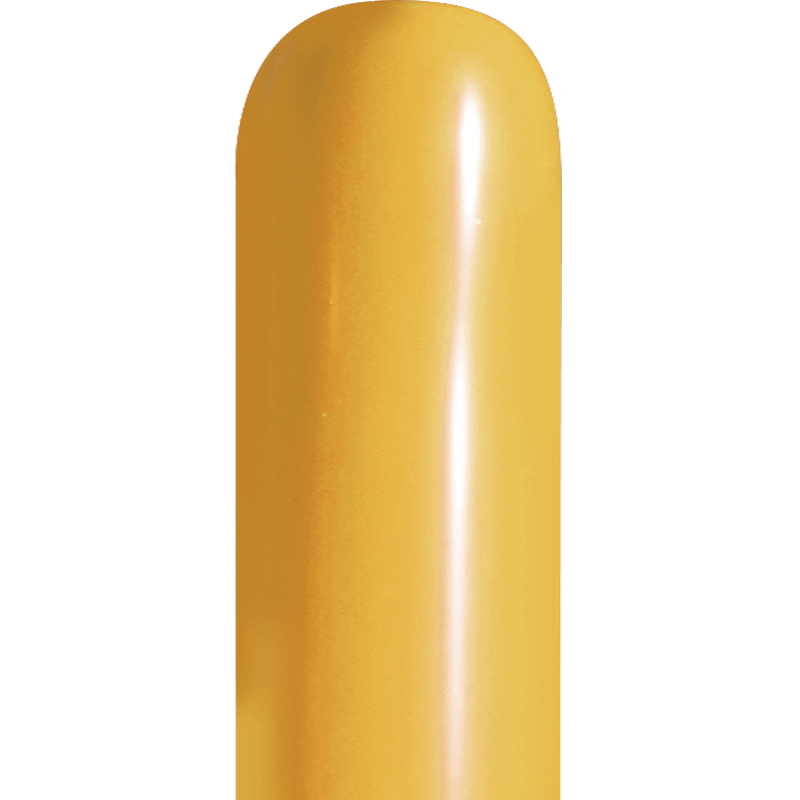 100 Ballons Modeling HG360 Métal Or - Balloonia