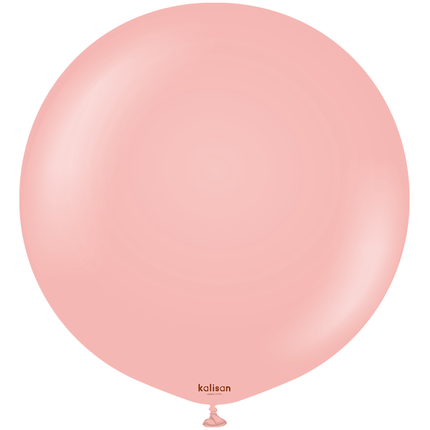 1 Ballon 60cm Rose Bébé- Ballonrama