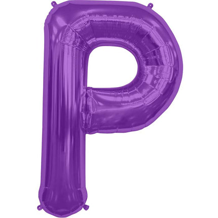 Letter P Purple 34