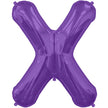 Letter X Purple 34