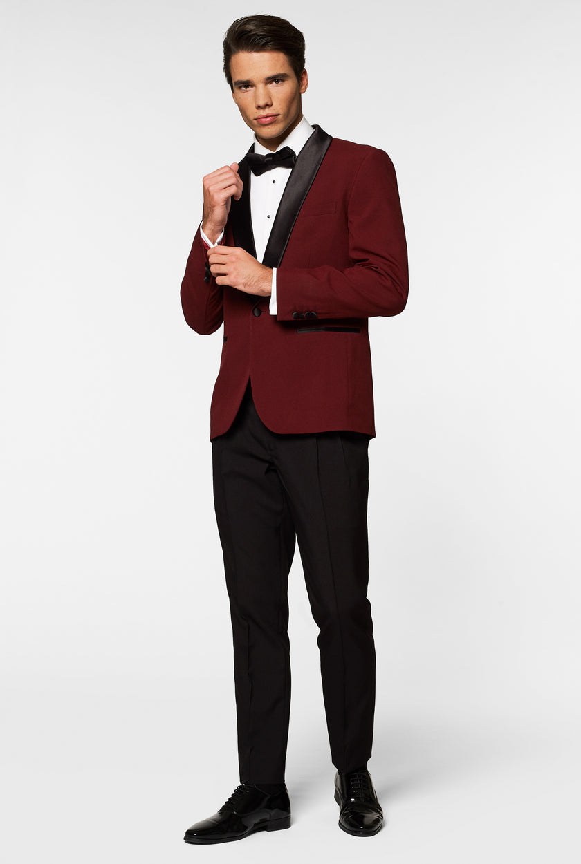Costume OppoSuits Hot Burgundy