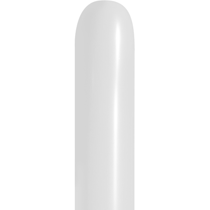 25 Ballons Modeling HG260 Blanc - Balloonia