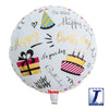 Ballon Aluminium 14″ Happy Birthday – Takarakosan