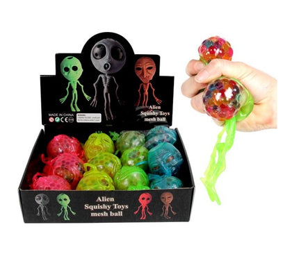 anti stress squishy quetschball alien mix 7cm