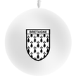Ballon Latex 3' Bretagne Blanc - PMS