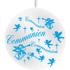 1 Ballon Latex Communion Blanc Garçon - PMS